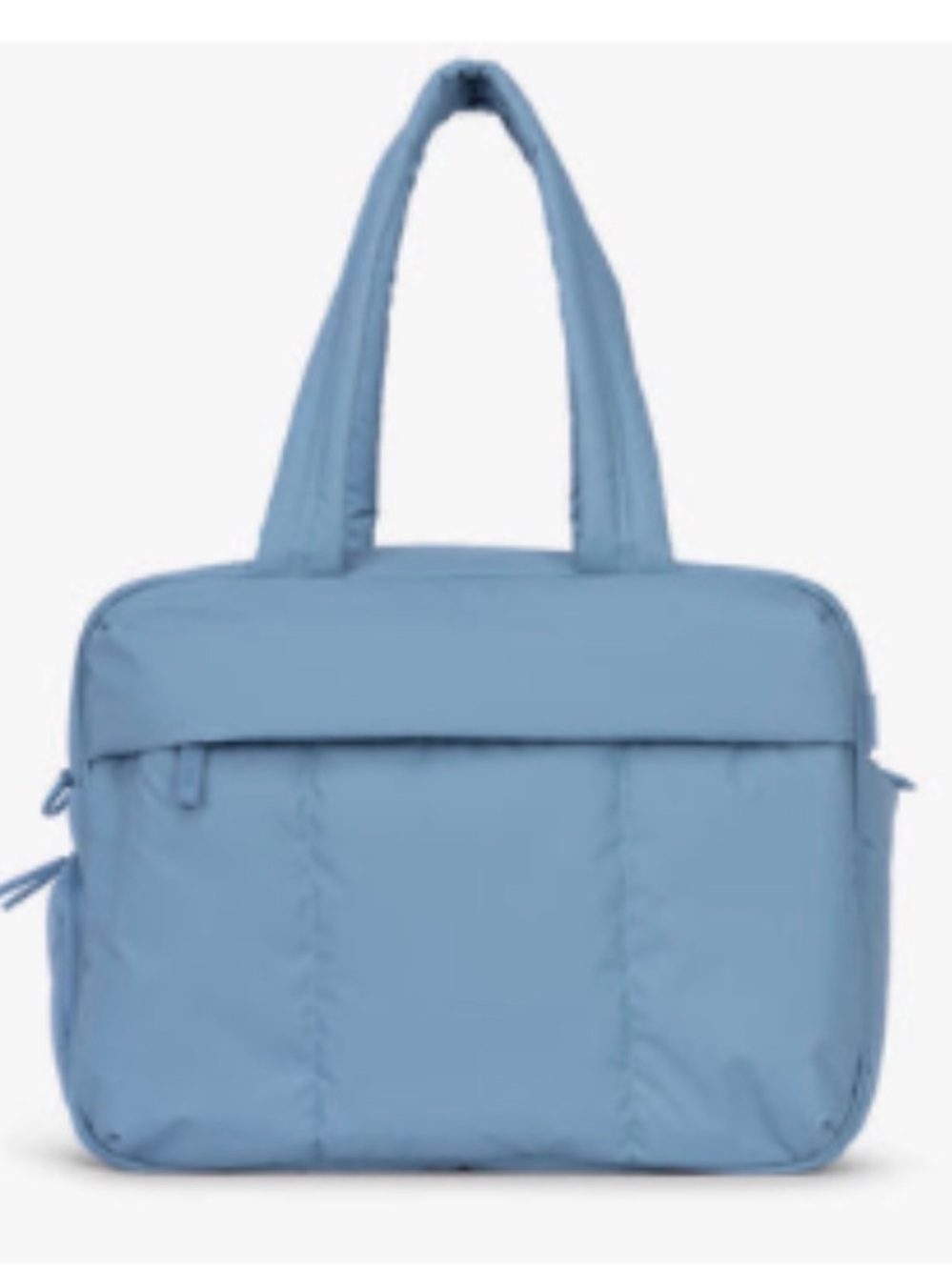 CALPAK Luka duffel in French Blue with gingham lining!  So cute!  NWT Sold out
